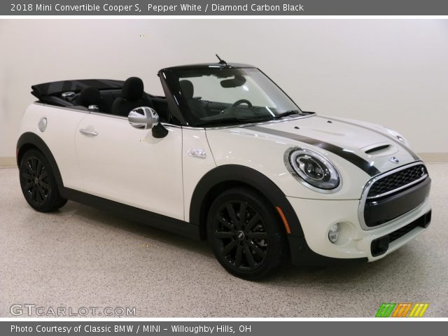 2018 Mini Convertible Cooper S in Pepper White