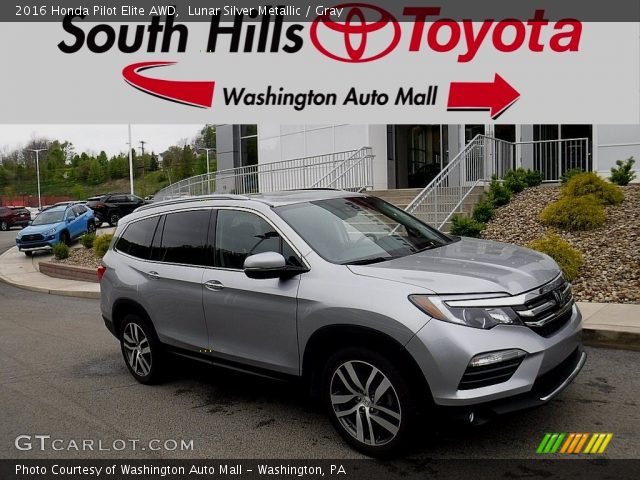 2016 Honda Pilot Elite AWD in Lunar Silver Metallic