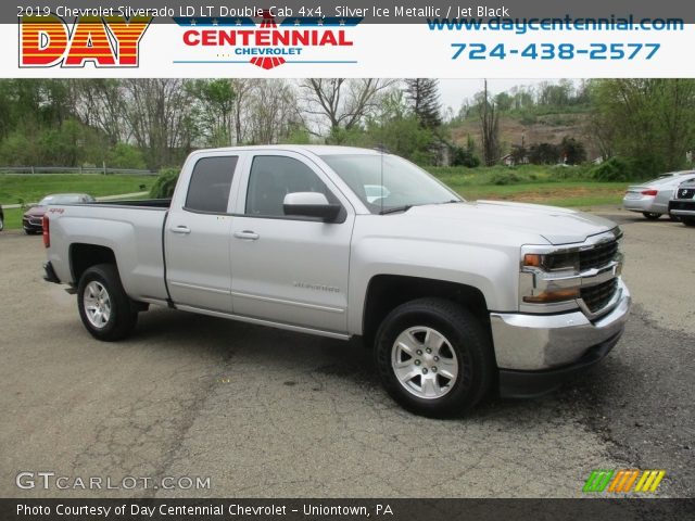 2019 Chevrolet Silverado LD LT Double Cab 4x4 in Silver Ice Metallic