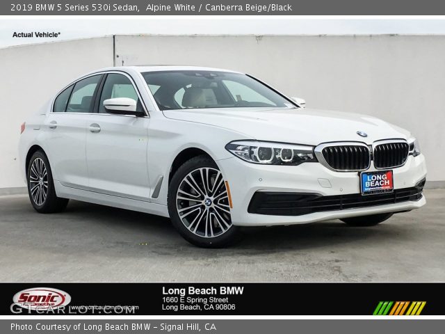 2019 BMW 5 Series 530i Sedan in Alpine White