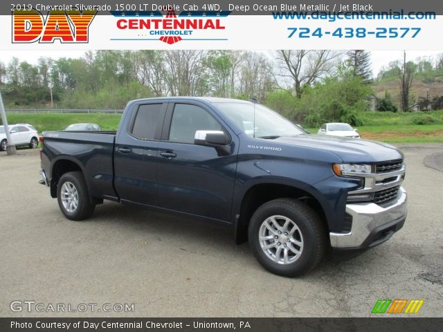 2019 Chevrolet Silverado 1500 LT Double Cab 4WD in Deep Ocean Blue Metallic