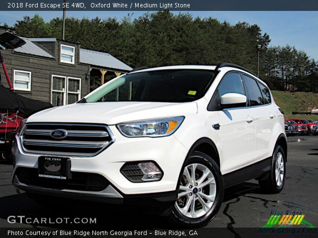 2018 Ford Escape SE 4WD in Oxford White