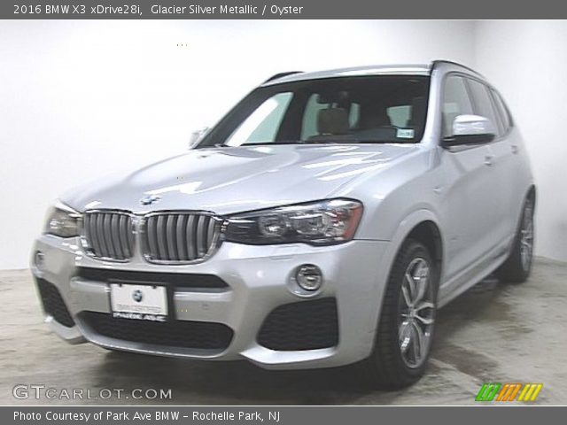 2016 BMW X3 xDrive28i in Glacier Silver Metallic