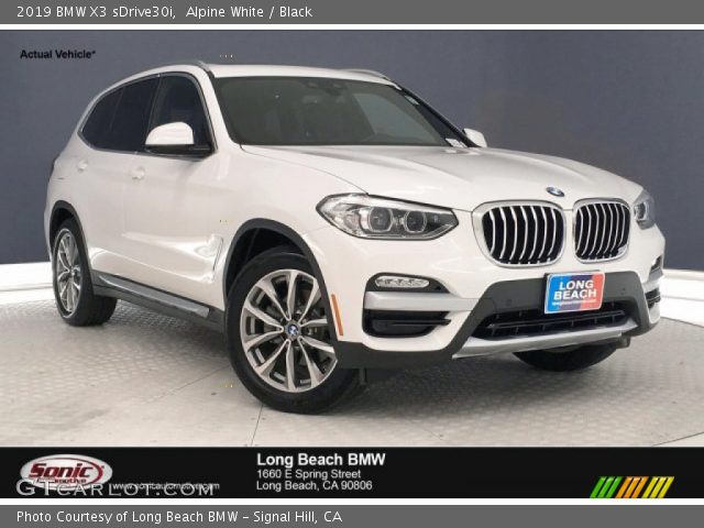 2019 BMW X3 sDrive30i in Alpine White