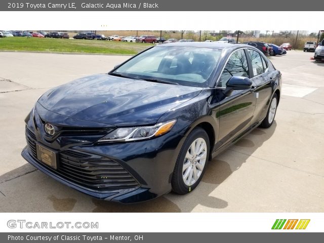2019 Toyota Camry LE in Galactic Aqua Mica