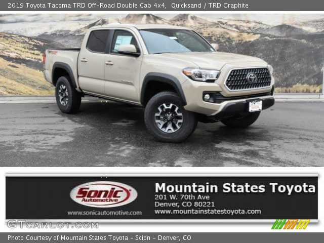 2019 Toyota Tacoma TRD Off-Road Double Cab 4x4 in Quicksand