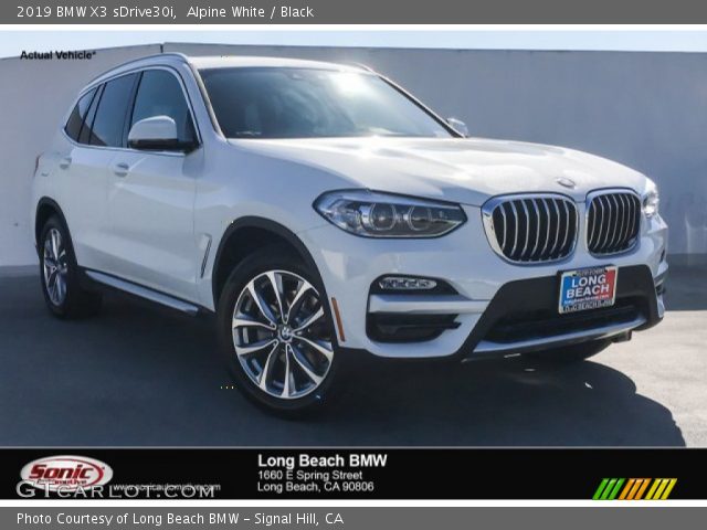 2019 BMW X3 sDrive30i in Alpine White