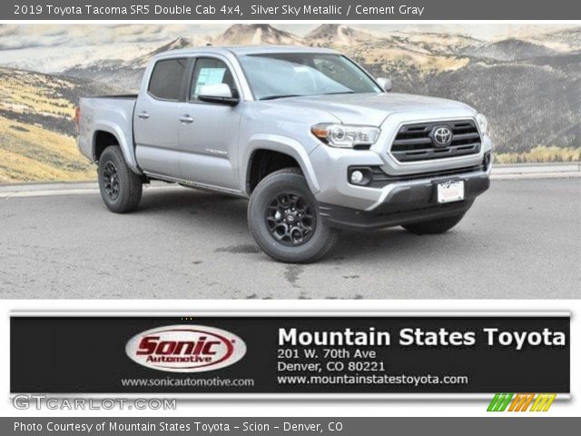 2019 Toyota Tacoma SR5 Double Cab 4x4 in Silver Sky Metallic