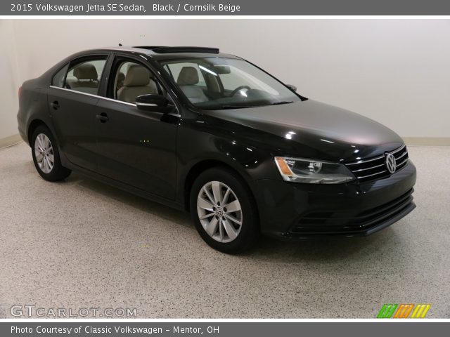 2015 Volkswagen Jetta SE Sedan in Black