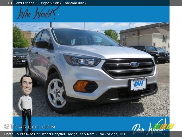 2018 Ford Escape S in Ingot Silver