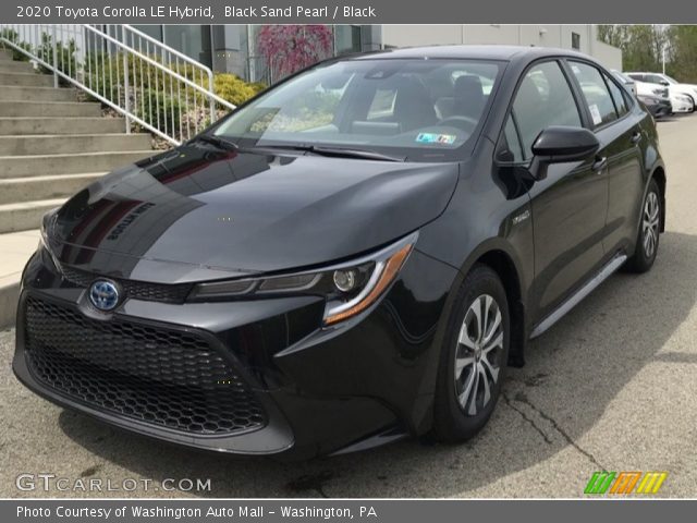 2020 Toyota Corolla LE Hybrid in Black Sand Pearl