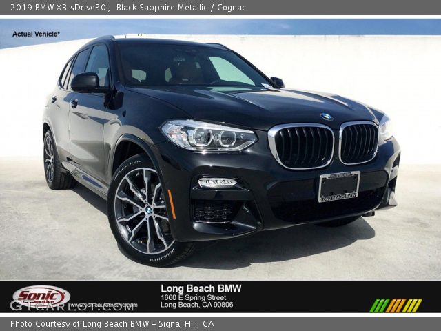 2019 BMW X3 sDrive30i in Black Sapphire Metallic