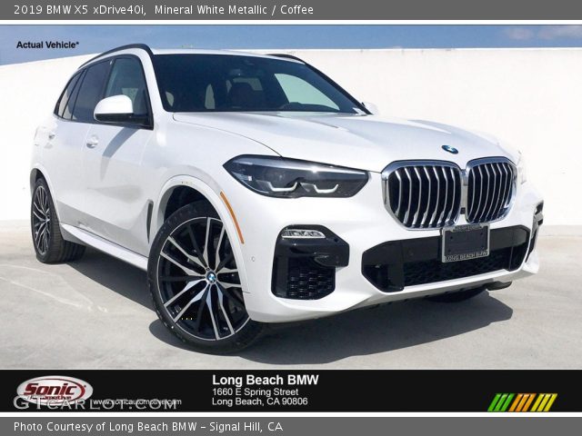 2019 BMW X5 xDrive40i in Mineral White Metallic
