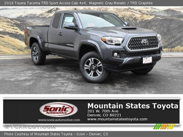 2019 Toyota Tacoma TRD Sport Access Cab 4x4 in Magnetic Gray Metallic