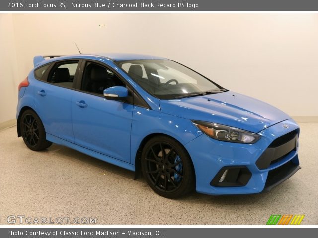 2016 Ford Focus RS in Nitrous Blue