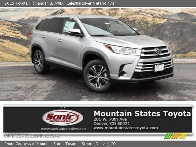 2019 Toyota Highlander LE AWD in Celestial Silver Metallic