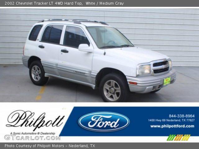 2002 Chevrolet Tracker LT 4WD Hard Top in White