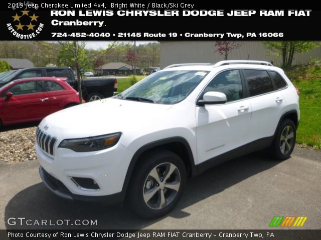 2019 Jeep Cherokee Limited 4x4 in Bright White