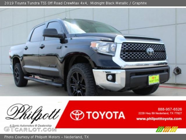 2019 Toyota Tundra TSS Off Road CrewMax 4x4 in Midnight Black Metallic