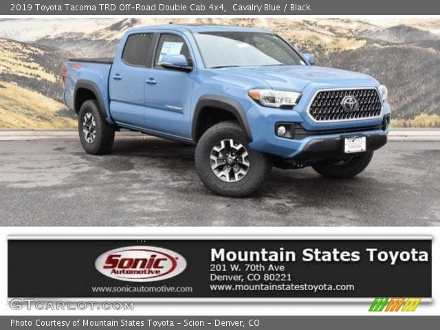 2019 Toyota Tacoma TRD Off-Road Double Cab 4x4 in Cavalry Blue