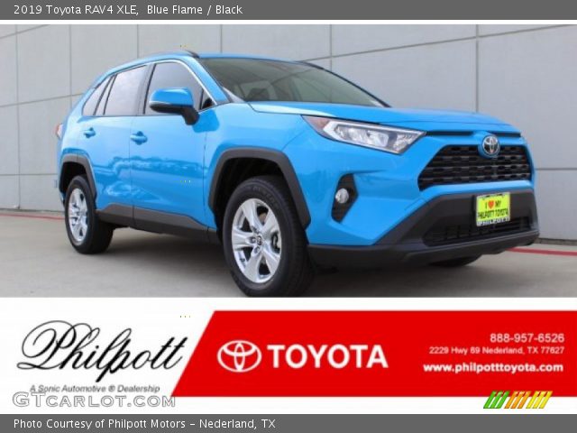 2019 Toyota RAV4 XLE in Blue Flame