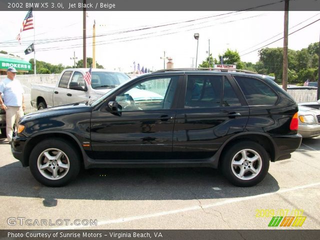 2002 BMW X5 3.0i in Jet Black