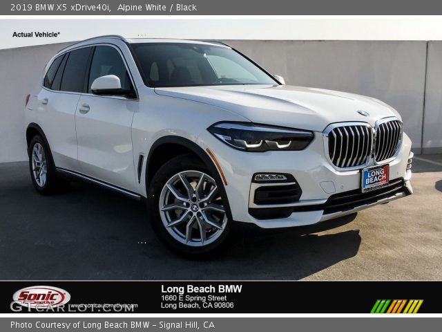 2019 BMW X5 xDrive40i in Alpine White