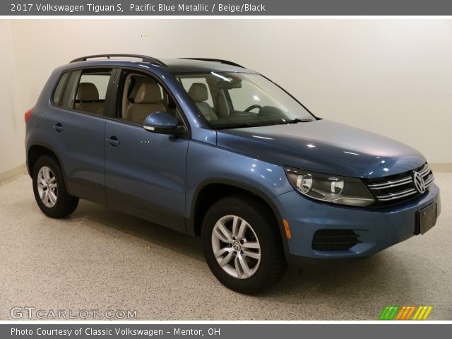 2017 Volkswagen Tiguan S in Pacific Blue Metallic