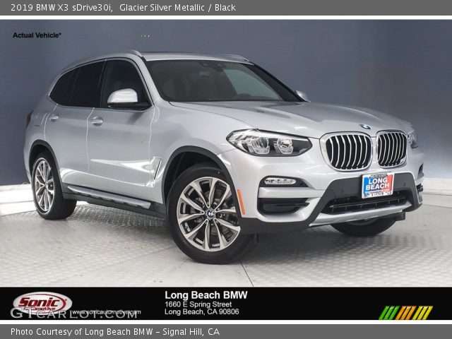 2019 BMW X3 sDrive30i in Glacier Silver Metallic
