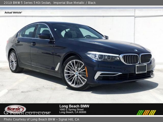 2019 BMW 5 Series 540i Sedan in Imperial Blue Metallic