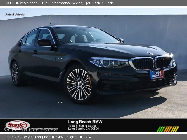 2019 BMW 5 Series 530e iPerformance Sedan in Jet Black