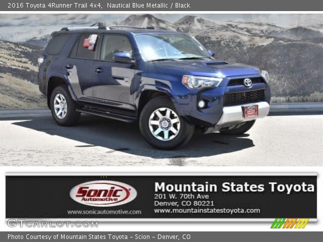 2016 Toyota 4Runner Trail 4x4 in Nautical Blue Metallic