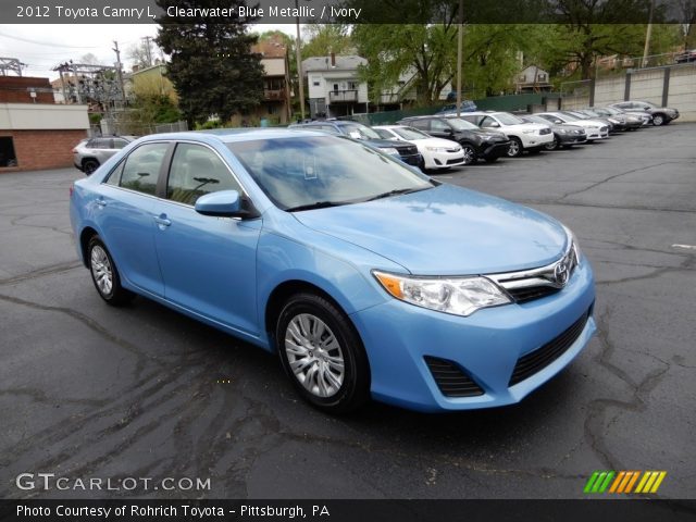 2012 Toyota Camry L in Clearwater Blue Metallic