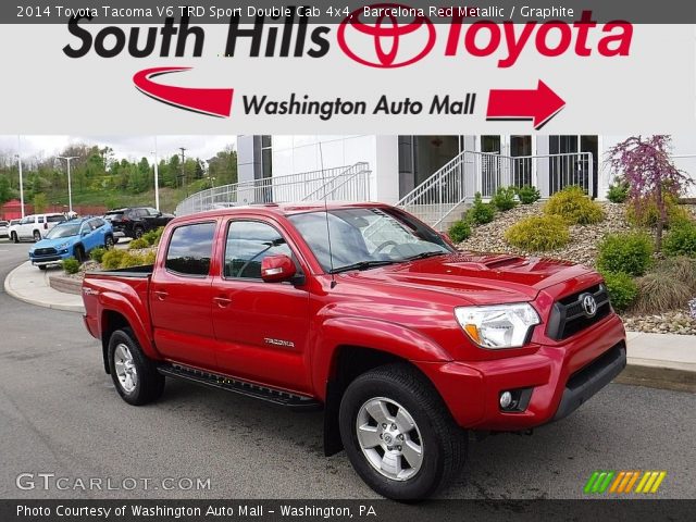 2014 Toyota Tacoma V6 TRD Sport Double Cab 4x4 in Barcelona Red Metallic