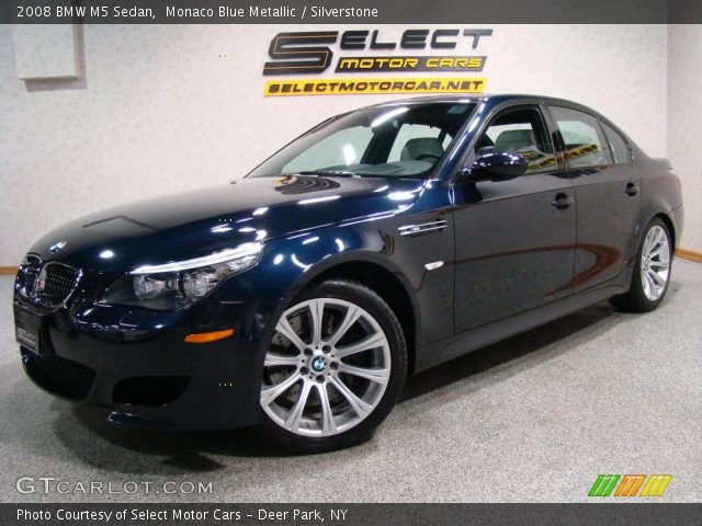 2008 BMW M5 Sedan in Monaco Blue Metallic