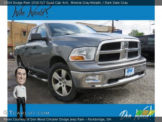 2009 Dodge Ram 1500 SLT Quad Cab 4x4 in Mineral Gray Metallic