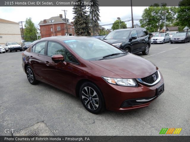 2015 Honda Civic EX Sedan in Crimson Pearl