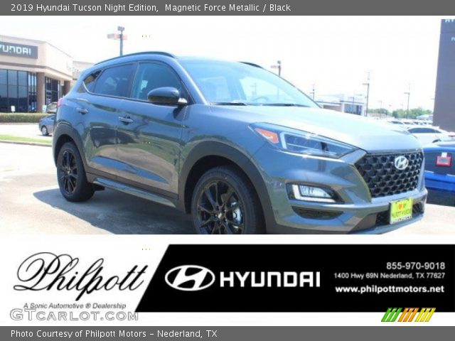 2019 Hyundai Tucson Night Edition in Magnetic Force Metallic