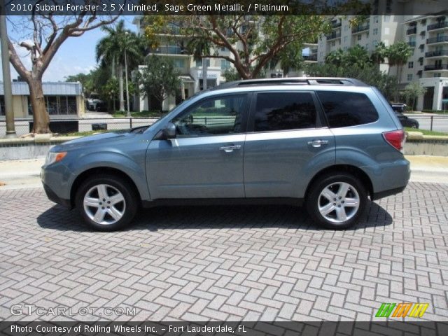 2010 Subaru Forester 2.5 X Limited in Sage Green Metallic