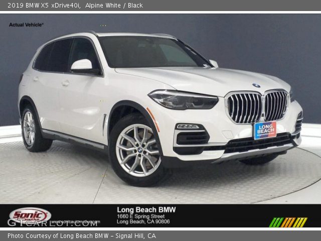 2019 BMW X5 xDrive40i in Alpine White