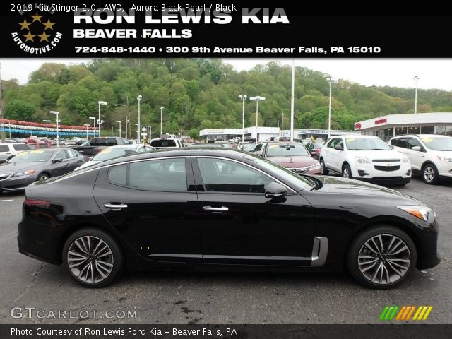 2019 Kia Stinger 2.0L AWD in Aurora Black Pearl