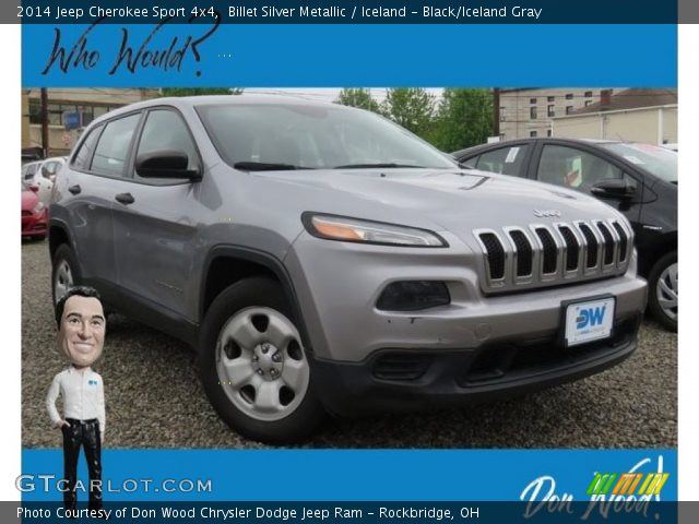 2014 Jeep Cherokee Sport 4x4 in Billet Silver Metallic