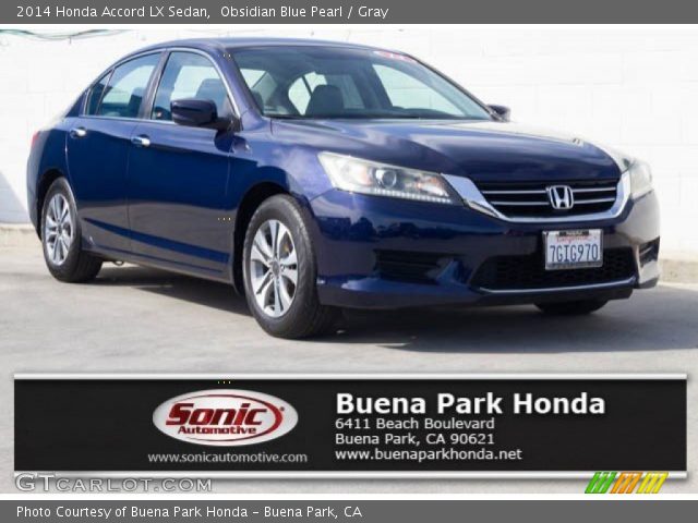 2014 Honda Accord LX Sedan in Obsidian Blue Pearl