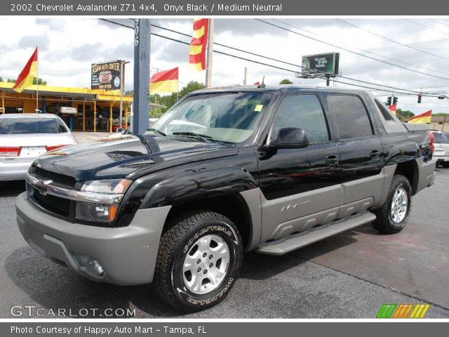 2002 Chevrolet Avalanche Z71 4x4 in Onyx Black