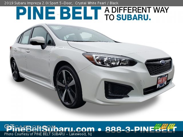 2019 Subaru Impreza 2.0i Sport 5-Door in Crystal White Pearl