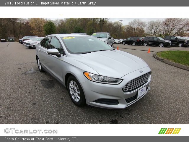 2015 Ford Fusion S in Ingot Silver Metallic