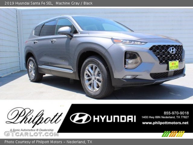 2019 Hyundai Santa Fe SEL in Machine Gray