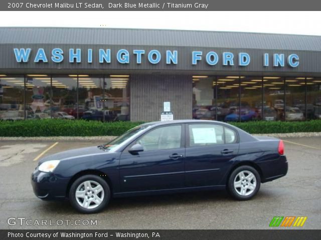 2007 Chevrolet Malibu LT Sedan in Dark Blue Metallic