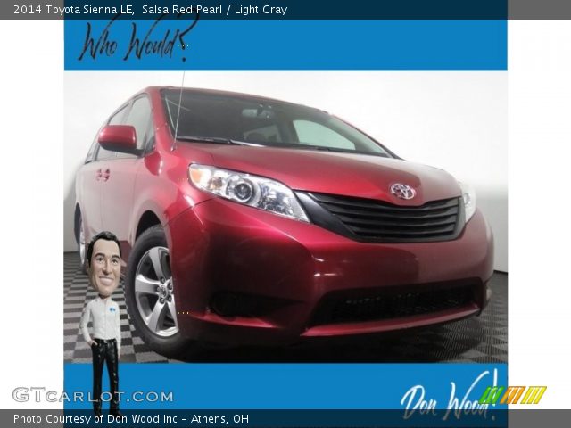 2014 Toyota Sienna LE in Salsa Red Pearl