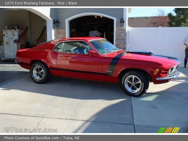 1970 Ford Mustang Fastback in Red